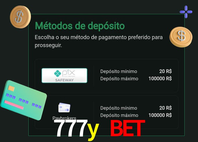 O cassino 777y bet oferece uma grande variedade de métodos de pagamento